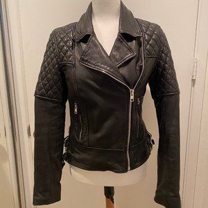The Walker Quilted Moto Jacket